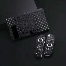 Cute Solid Color Polka Dot Versatile Split Soft Shell For Switch, Compatible With Switch Original For NS Console Polka Dot Protective Case, Skin-Friendly Flexible TPU Material Shockproof And Anti-Collision, Multiple Colors Available, Lightweight And Does Not Obstruct Dock, Full Coverage Fit For Controller, Daily Portable Protection Game Console Accessory - View 12