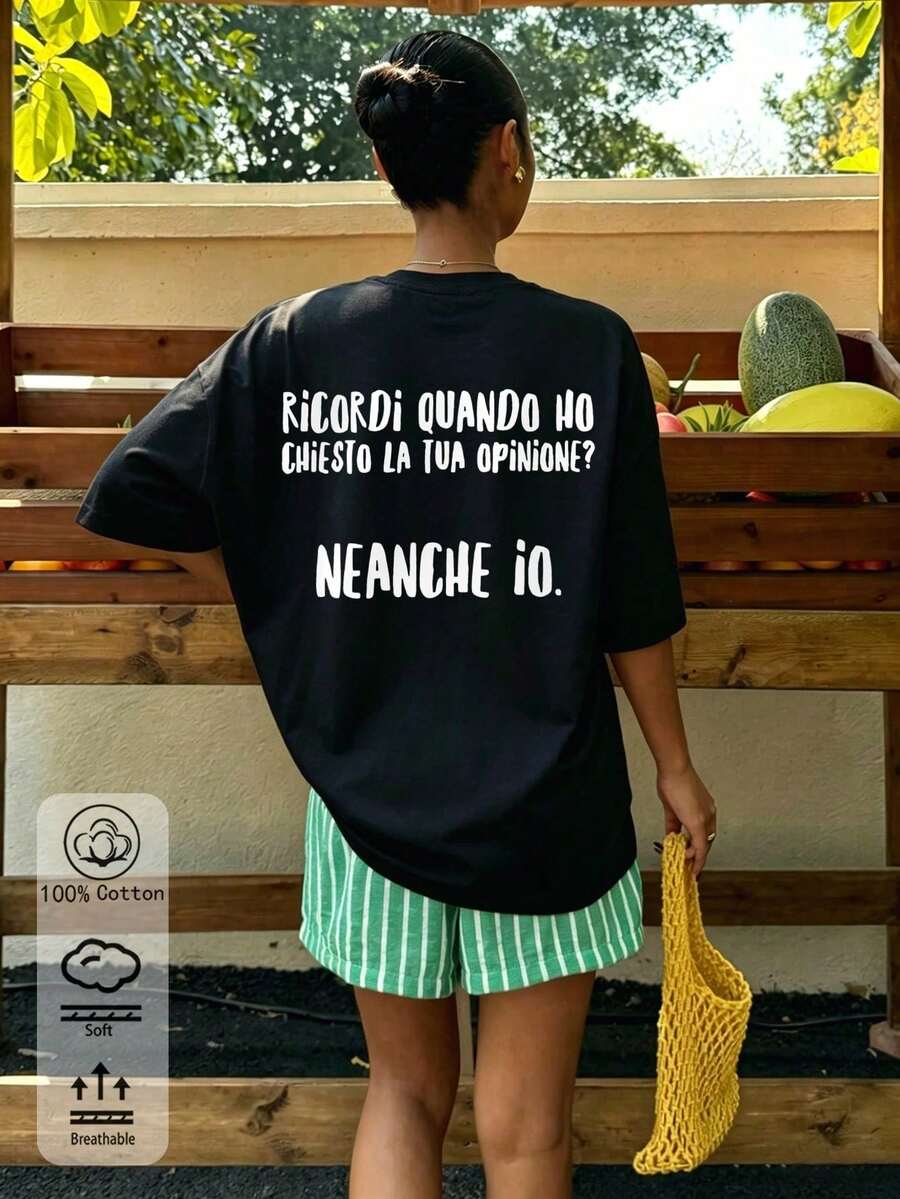 Women T-Shirts - 黑色 - 查看 1