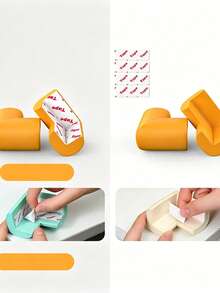 5pcs Foam Corner Guards, Suitable For Furniture, Fireplace, Table, Stairs And Cabinet Anti-Collision Protection | Wall Cushioning Pads, Table Corner Protectors, Protective Edge Strips - Multicolor - View 8