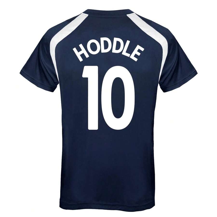 Tottenham Hotspur FC Mens Hoddle 10 T-Shirt - 海軍 - 查看 1