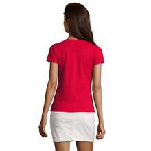 SOLS Womens/Ladies Imperial V Neck T-Shirt - Red - View 2