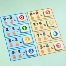 Fun Early Education Finger Counting Learning Toy - Interactive Fur Felt Finger Counting Hand - Helps Children Intuitively Understand Addition And Subtraction, Making Math An Interesting And Educational Game. - Multicolor - View 7