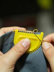 Hand sewn border lock 1/2件裝新款手縫邊緣縫線工具,2mm/3mm/4mm間距布料鎖縫導向器,人體工學塑膠手縫標記輔助器,適用DIY刺繡、拼布、裁縫縫製用品 - 多色 - 查看 4