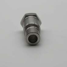 TM18x1.5 02 Gasket - 304 Stainless Steel Extension Adapter, Featuring Hexagonal Flange And Mesh Filter, Industrial-Grade Corrosion-Resistant Automotive Sensor Adapter, Polished Metal Surface, Hexagonal Nut Design, For Reliable Fluid/Sensor Connection - 1 - View 4