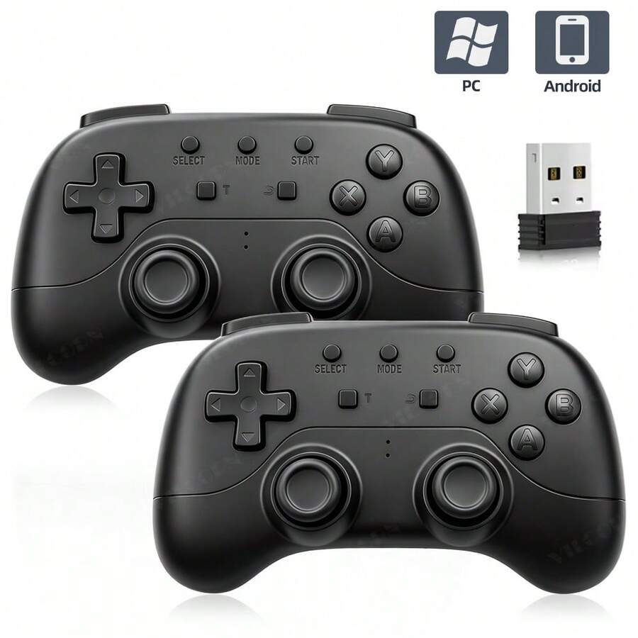 Classic Retro 2.4G Wireless Game Controller, Compatible With SF3000/SF3000HD/SF3500/GB350 Handheld Game Consoles - View 1