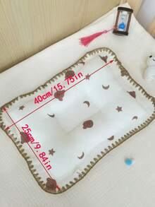 1pc Newborn Pillow, Breathable Baby Pillow, Cute Cartoon Bear Design, Soft & Comfortable, Washable Infant Pillow - 40*25cm - View 11