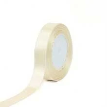 25 Yards Beige Ribbon Satin Ribbon Braiding Thin Ribbon Silk Gift Fabric Tie Cake Packaging - Beige - View 13