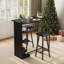 Bar Tables - Noir avec coussin - Voir 7