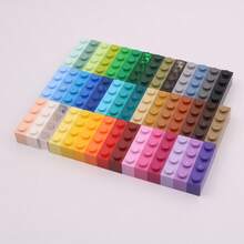 [30+Pcs]Compatible With 3010 Small Particle Building Blocks MOC Loose Parts 1X4 Base Bricks, Suitable As Halloween, Christmas, Thanksgiving Gifts For Building Block Enthusiasts - Multicolor - View 1