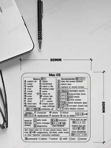 1pc/2pcs Transparent PVC Keyboard Cover Film | Suitable For Quick Reference/Word/Excel/Windows Shortcuts, Improve Office Efficiency - Office Software Shortcut Guide Sticker - View 4