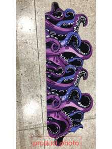 1pc Purple Deep Sea Octopus Tentacle Art Rug, Bathroom Mat, Bathroom Carpet, Small Rug, Home Decor, Area Rug, Outdoor Mat, Bedroom Carpet, Washable Rug - Multicolor - View 4