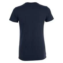 SOLS Womens/Ladies Regent Short Sleeve T-Shirt - Navy - View 2