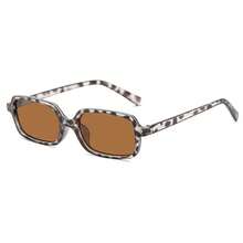 1 Pair Classic Retro Small Square Frame Glasses, European And American Vintage Style Women's Eyewear - Multicolor - View 3