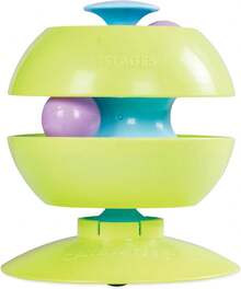 Catstages Tower Of Tracks Cat Toy – 3-Level Track Tower With 6 Balls, Interactive Cat Toy For Indoor Enrichment - 扭球軌道 - 查看 2