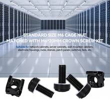 Xpokcai 30-Pack M6 X 20mm Rack Mount Screws And Cage Nuts For Server Racks,Routers&Amp;Audio Equipment Cabinets Wall Server Network Enclosure Mount Screws - White - View 5