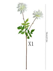 3件組 29英吋人造非洲雛菊花，人造雛菊，適用於婚禮花飾、房間裝飾、浴室裝飾、生日裝飾、露台、聖誕裝飾、萬聖節、秋季 - 彩色 - 查看 13
