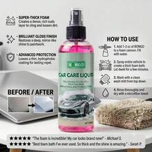 專業高泡車用洗車液 (100ml) - PH平衡配方深層清潔並保護光澤,不留水漬。適用於所有漆面,提供便捷的 DIY 自助居家汽車護理方案。 - 100毫升 - 查看 5