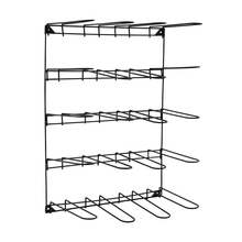 Stable Tool Storage Rack Stable Tack Storage Rack Wall-Mounted Stable Tool Storage Rack - Black - View 4