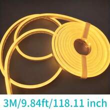 LQHZMYY 1m/2m/3m/4m/5m LED 霓虹裝飾燈條 附按鈕開關調光器 USB 介面 白色/暖白色 燈條可自由裁剪 柔性調光氛圍燈條 直播補光燈 化妝鏡 浴室鏡補光燈 - 白色 - 查看 17