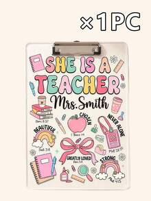Tableaux d'écriture décoratifs en acrylique transparent personnalisables, cadeau parfait pour les enseignants, convient pour les bureaux de classe, la rentrée scolaire et les fournitures de bureau de classe. Disponible en sets de une pièce, trois pièces et cinq pièces. - Multicolore - Voir 12