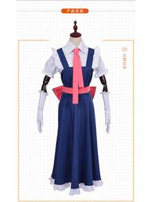 Kobayashi's Dragon Maid Cosplay Costume, Maid Outfit With Tail, Horns And Headdress, In Stock. - 托爾尾巴 - 查看 9