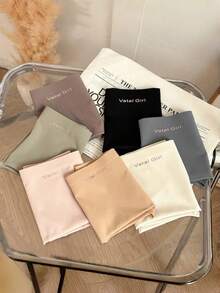 7pcs/Pack Women's All-Season Seamless Fashion Panties - Soft, Silky Skin-Friendly, Breathable, Dry And Comfortable, Personalized Fashion Invisible Nylon Blend Underwear - Multicolor - View 4