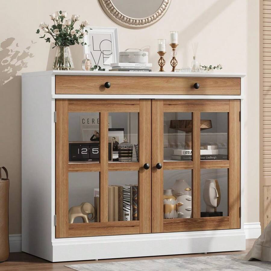 Buffets & Sideboards - White and Brown - View 1
