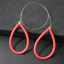1/2件陶藝鋼絲切割器，鋼絲陶藝切割器，切割工具，專業陶藝工具，黑藍手柄，陶輪鋼絲切割工具，陶藝鋼絲切割工具組，不鏽鋼材質，用於黏土雕塑、雕刻與塑形，必備陶藝工具 - 彩色 - 查看 22