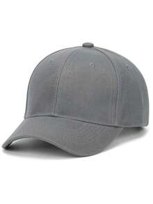 1 pieza Gorra de béisbol unisex de ala ancha y cabeza grande, Gorra de béisbol ajustable, Sombrero para el sol para primavera y otoño, Adecuado como regalo para amigos - ajustable - Ver 8