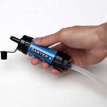 SAWYER MINI WATER FILTER SET - Filtration Survival Purification Straw - Blue - View 2