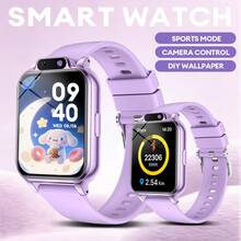 2026 Teenager Smart Watch, 300mAh Battery, Built-In 18 Educational Games, Touch Screen, USB Interface, Camera, Pedometer, Calendar And Alarm--Multi-Color Silicone Strap, Sports Design, Perfect Gift For Halloween And Christmas, Fun Learning Tool, Fashionable Teenager Watch, Comfortable To Wear, Designed Specifically For Teenagers. - View 7