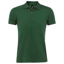 SOLS Mens Perfect Pique Short Sleeve Polo Shirt - 瓶綠色 - 查看 1