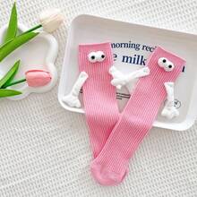 1 Pair/4 Pairs Magnetic Hand-Holding Socks, Novel And Fun Socks For Women And Men, Suitable For Couples, Gift For Boyfriend, Cute Mid-Calf Socks - Multicolor - View 3