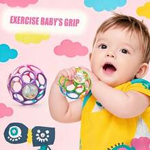 Baby Combination Ball With Bell, Hollow Portable Sensory Rattle, Enhances Hand-Eye Coordination, Early Education Toy (Random Color), Suitable For Daily Play, Holiday, Birthday, Back To School, Thanksgiving Gift - Multicolor - View 11