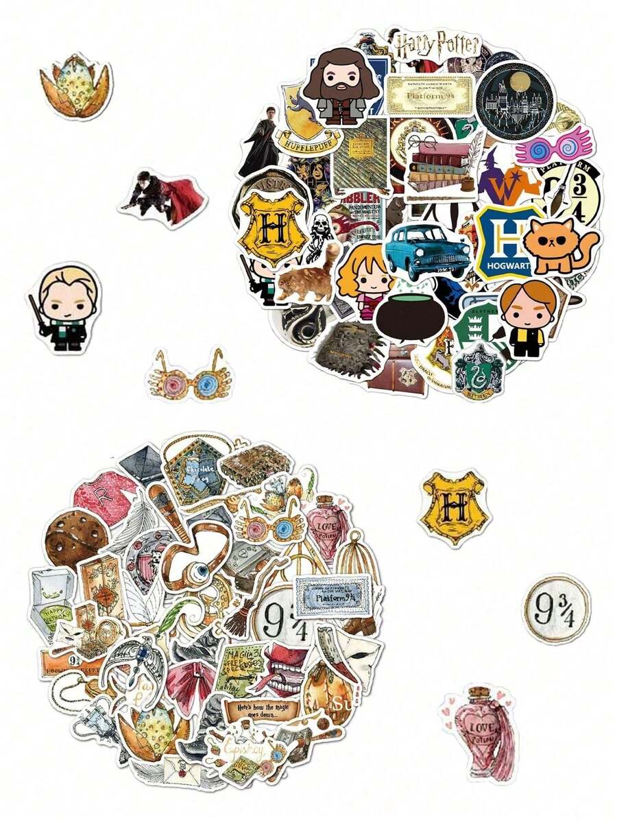 50PCS Officially Licensed Magic World Stickers Waterproof Vinyl Decals For Laptop Luggage Skateboard Water Bottle DIY Gift For Fans Birthday - Multicolor - View 1