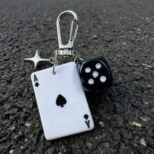 2026 New Compact Gaming Style Multi-Pendant Keychain Charms, Daily Carry Bag Decoration Accessories, Colorful - Multicolor - View 5