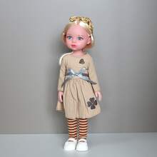 33cm Fashion Doll 13 Inch Girl Doll Cute Makeup Wearable Interchangeable Clothes Doll Gift For Kids Girls Friends Birthday - The Whole Doll - View 4