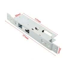 Silver Sliding Door Security Hook Lock Practical Replacement Door Latch - A - View 7