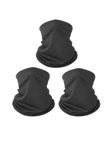 1pc/2pcs Unisex Solid Color Balaclava Mask, Ski Mask, Suitable For Football Sports, Lightweight And Convenient, Sun Protection, Cycling Specific - Multicolor - View 15
