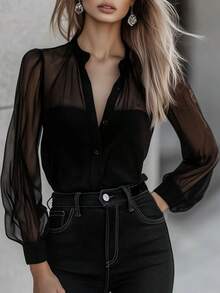 Women Sports Down Coats - 黑色 - 查看 11