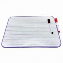 1pc White Board, One Side With 4 Lines And 3 Slots, Other Side Is Whiteboard/Message Board, Smooth Writing, Dry Erase, Reusable (1pc Board Only, 3pcs/Set, 1 Board + 1 Pen + 1 Clip) - Double-sided Whiteboard - View 11