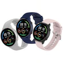 Set Of 3 22mm Wristbands Compatible With Xiaomi Mi Watch/S1/S1 Active/Color Sport - Soft Silicone Replacement Straps For Smartwatch - 22mm - View 11