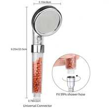 Transparent Visible Mineral Filter Pressurized Handheld Shower Head, Multi-Layer Tourmaline Bead Hard Water Softening Shower Sprayer For Skin & Hair Care - Shower Head - View 4
