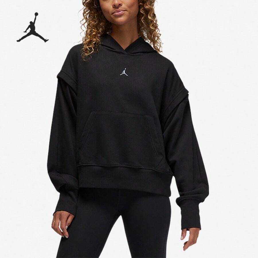 Nike Authentic JORDAN Running Training Pullover Sweatshirt Pullover Sweatshirt FB4610-010 - FB4610-010 - View 1