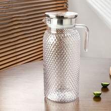 Pitcher Large Capacity Fruit Infused Water Carafe For Iced Tea Lemonade Juice Leak-Proof Spout,Fridge Beverage Carafe For Fruit Water,Herbal Tea,Cold Brew,Lemonade,Ideal For Home Kitchen,Picnic And Outdoor Party - Multicolor - View 14