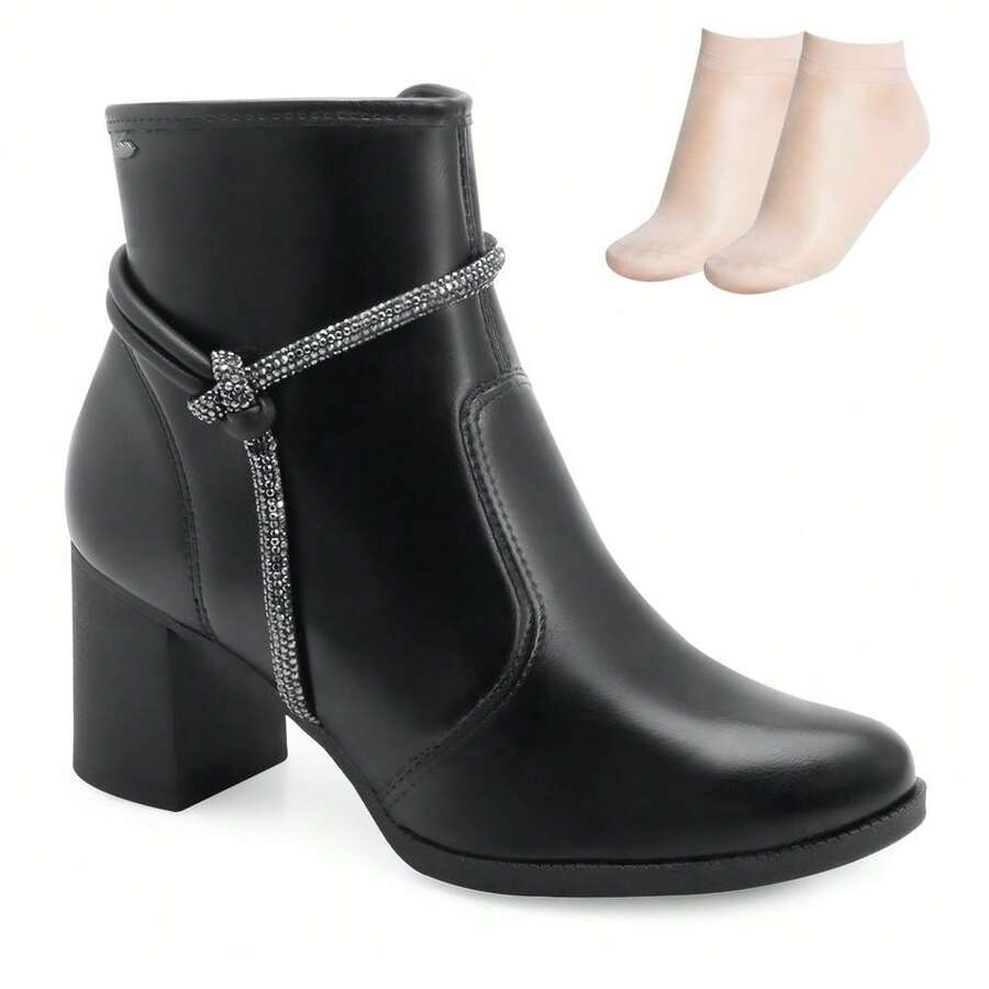 Bota Cano Curto Dakota P DT26-D2191 - Preto - Visão 1