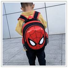 Back To School Disney Marvel Spider-Man Avengers Kids Backpack, Kindergarten Preschool Toddler Backpack, 3D Embossed Glossy Hard Shell Spider-Man Mask Design, Mesh Side Pockets, Breathable Honeycomb Back Pad, Adjustable Wide Strap, Lightweight Waterproof, Ergonomic Spine Protection, Large Capacity, Unisex For Boys And Girls 2-6 Years Old, Essential For School Entry, Multiple Colors Available, Daily Outings, Travel, Preschool, Pre-K, Early Childhood Education, Anti-Lost Backpack - Backpack - View 5