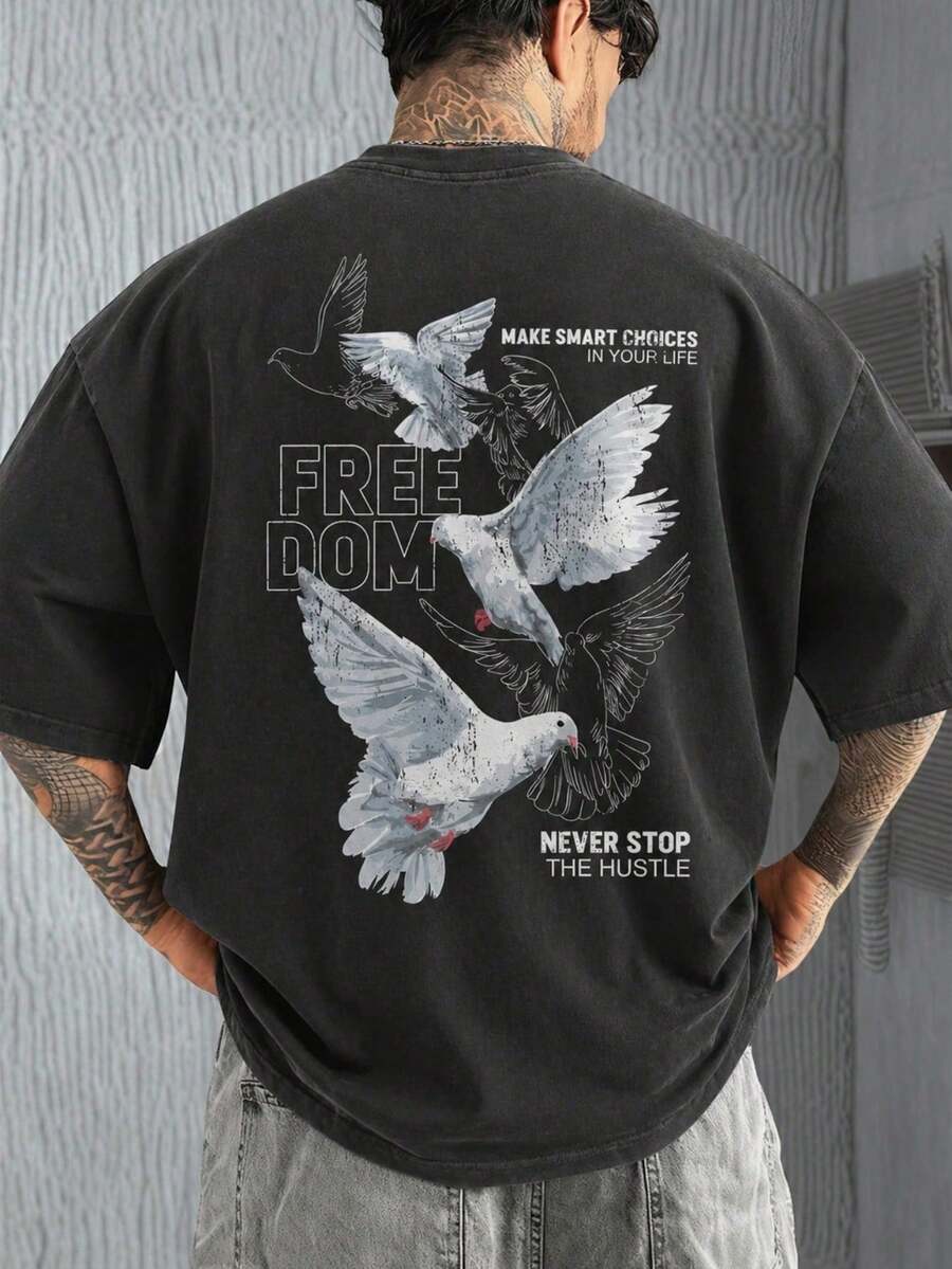 Men T-Shirts - Black - View 1