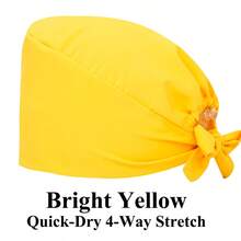1pc Solid Color Polyester (Polyester) Elastic Nursing Cap Hospital Nursing Center Brimless Hat Unisex Beauty Cap All Seasons - Multicolor - View 35
