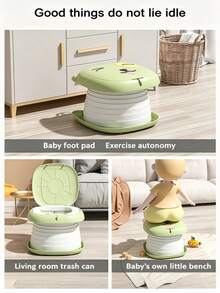 Car Travel Toilet, Portable Foldable Emergency Toilet, Unisex Toddler Potty Training Seat (Includes Random Color Trash Bags) - Multicolor - View 9